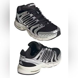 Adidas Adistar Control 5 Core Black Silver Metallic Men 9.5 Women 10.5 NWT